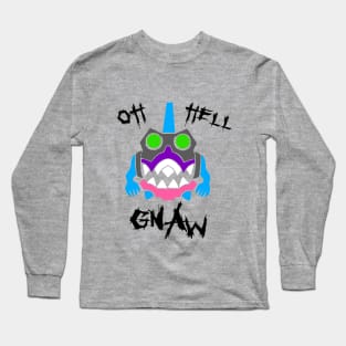 OH HELL GNAW Black Long Sleeve T-Shirt